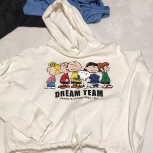 New Charlie Brown cropped hoodie
